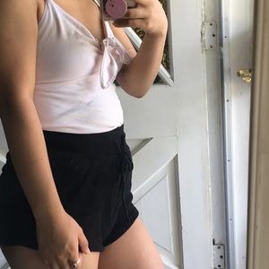 🌸light pink ribbon shirt